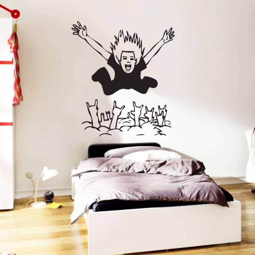 Stage Diving Wallsticker