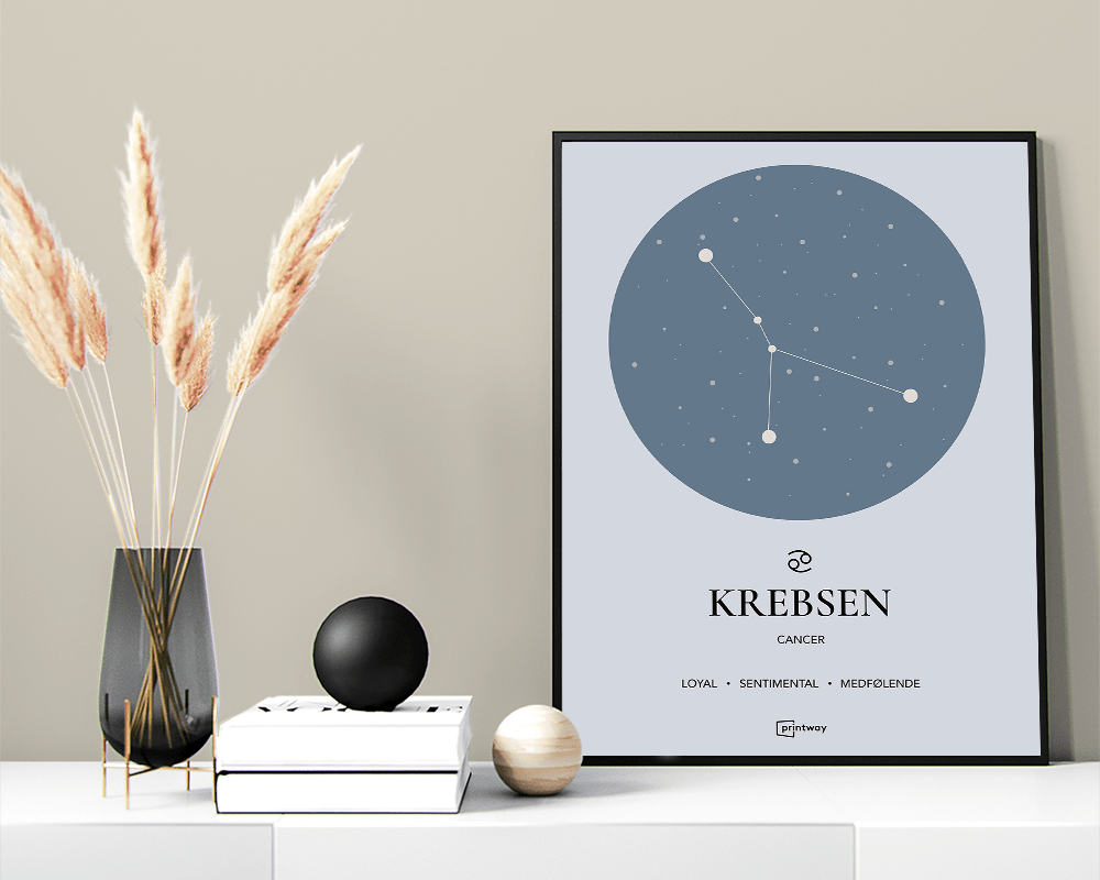 Krebsen Stjernetegn Plakat
