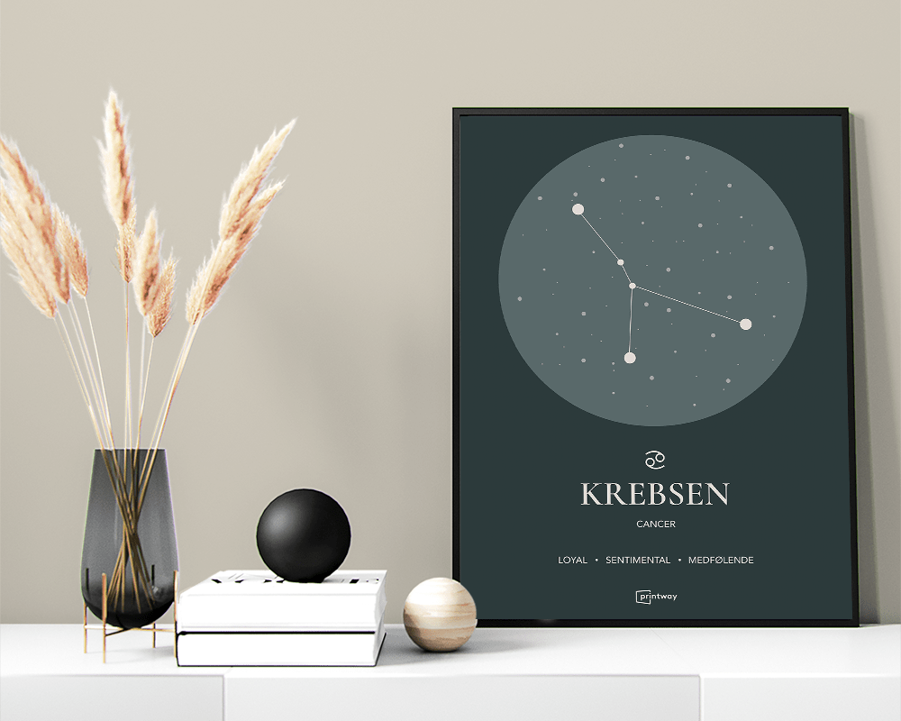 Krebsen Stjernetegn Plakat