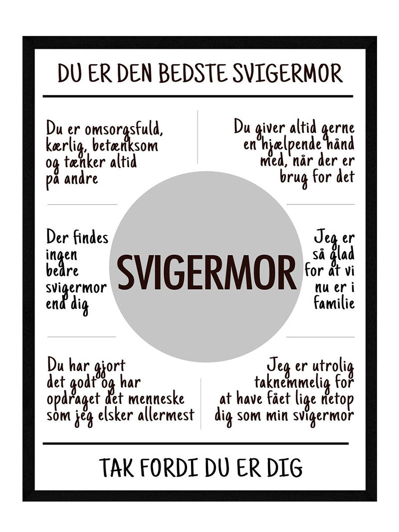 Svigermor Plakat