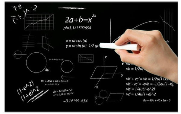 Tavle Wallsticker Til Kridt  Inkl Kridt  60x100cm