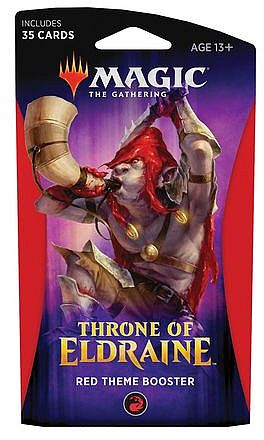 Throne Of Eldraine Theme Booster Pack: Red    195 184     Magic The Gathering