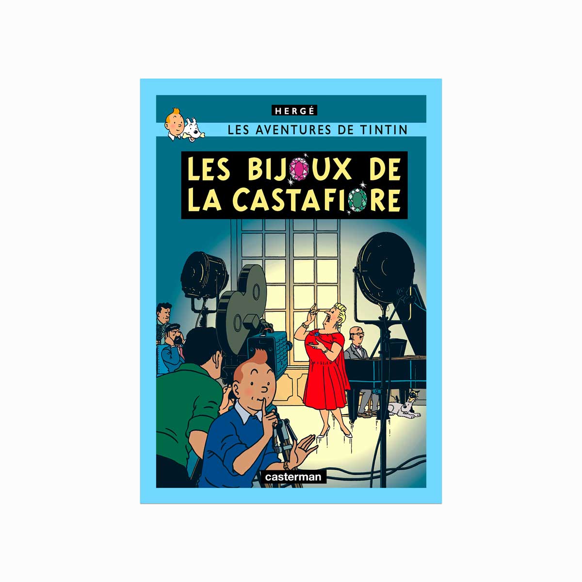 Tintin Plakat  Les Bijoux De La Castafiore  1963