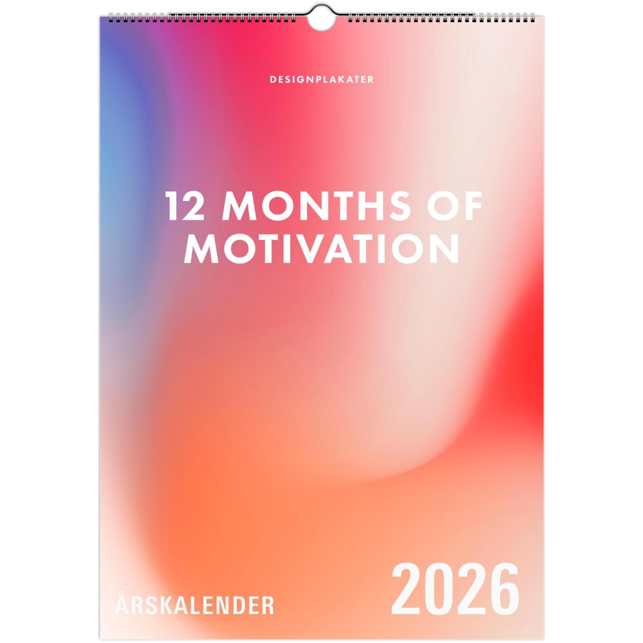 Vægkalender  12 Months Of Motivation