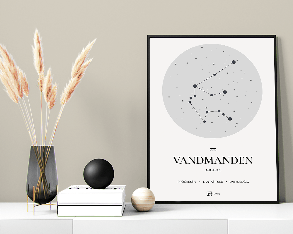 Vandmanden Stjernetegn Plakat