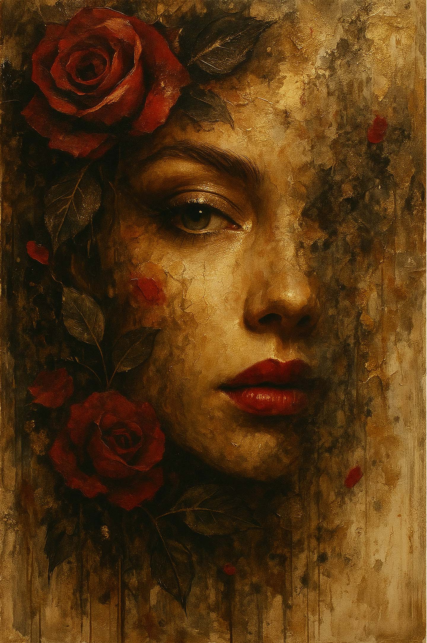 Veil Of Roses Af Aurelia Design