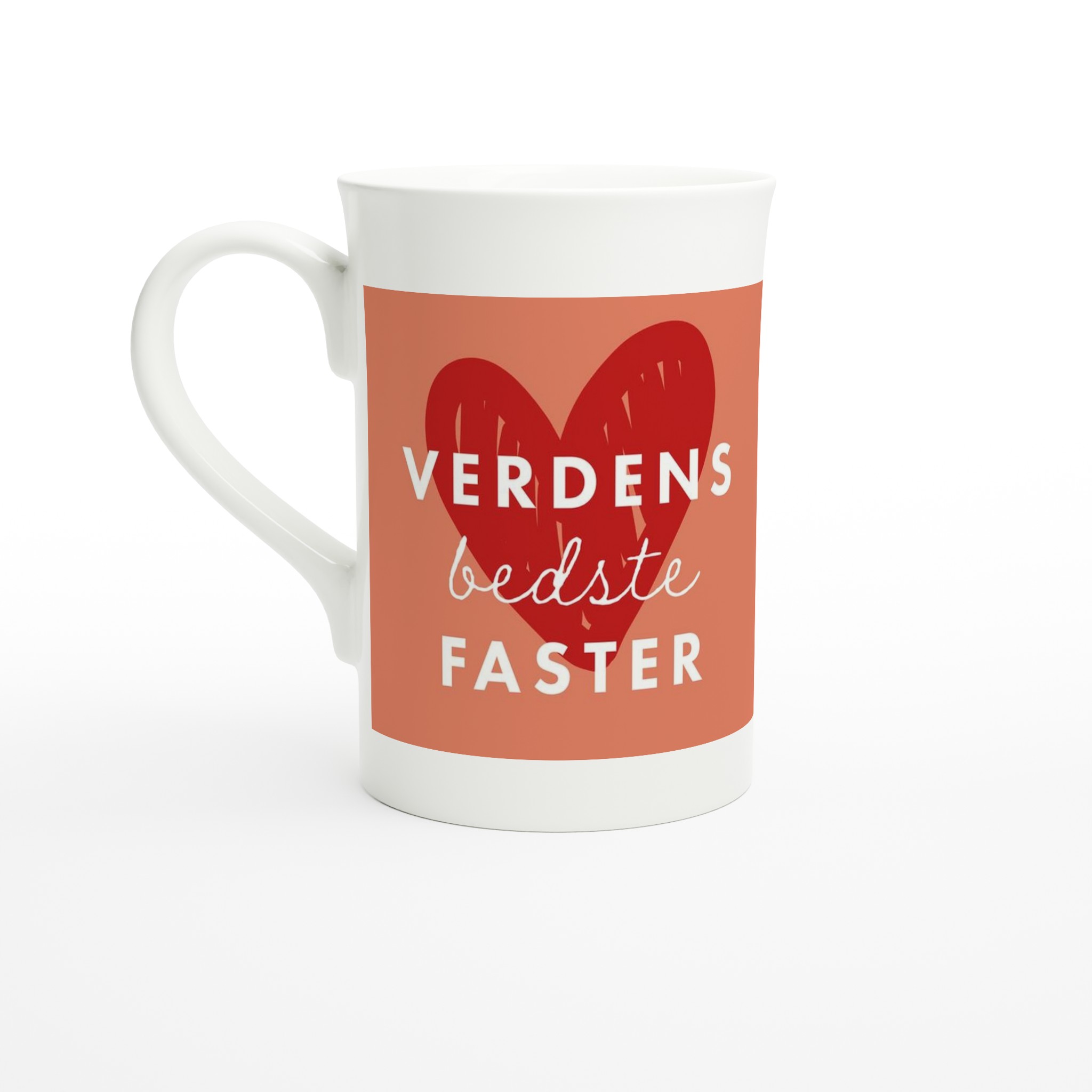 Verdens Bedste Faster  Porcelænskrus  295 Ml