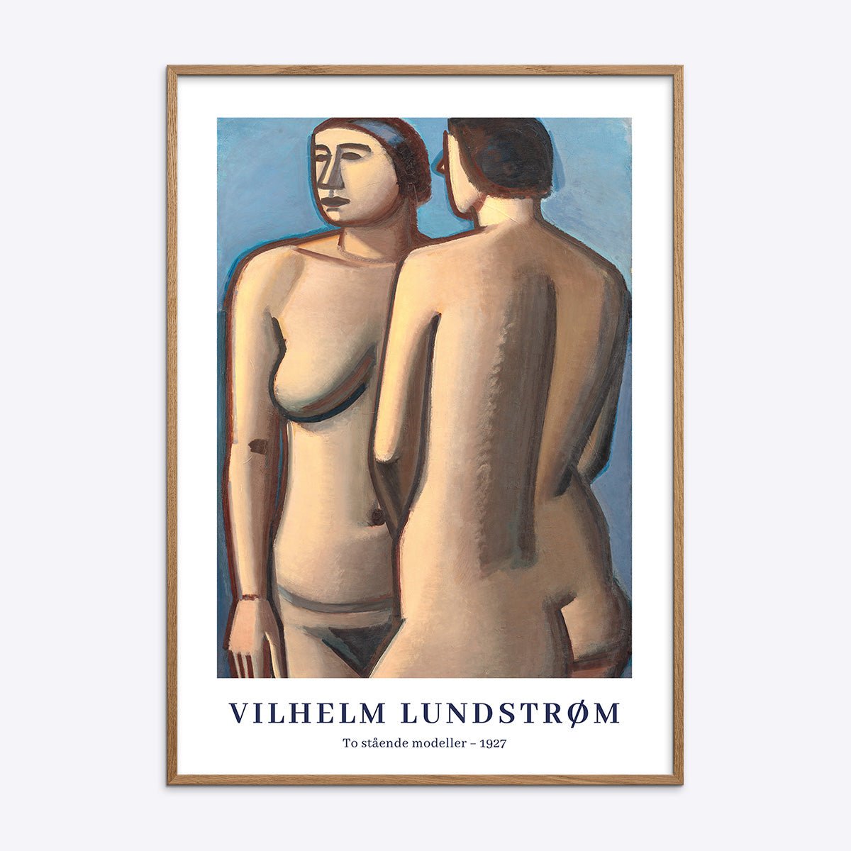 Vilhelm Lundstrøm To Staende Modeller