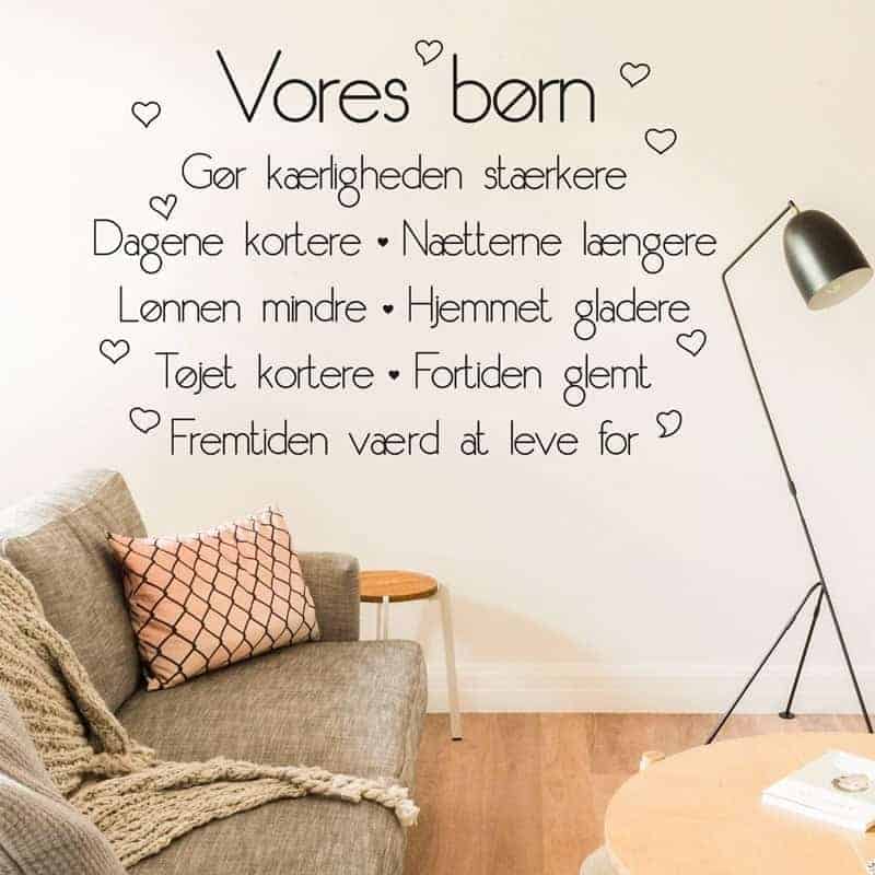 Vores Børn Wallsticker