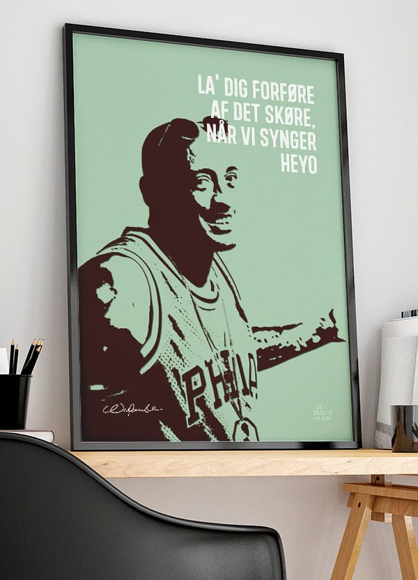 Wafande Plakat Heyo Grøn 21   29    A4  Kr  199 -