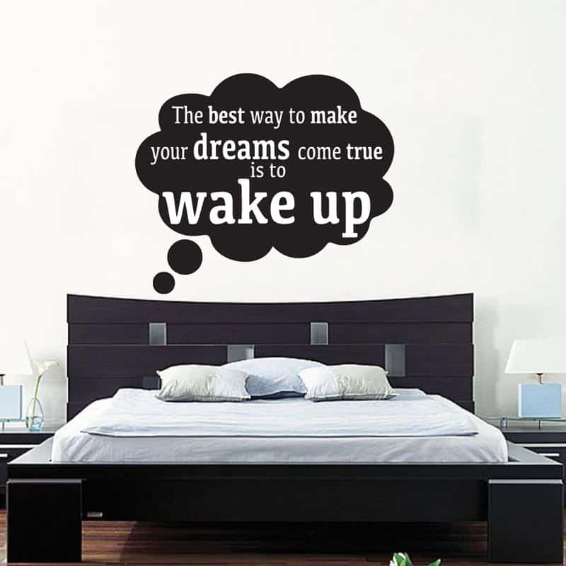 Wake Up Wallsticker