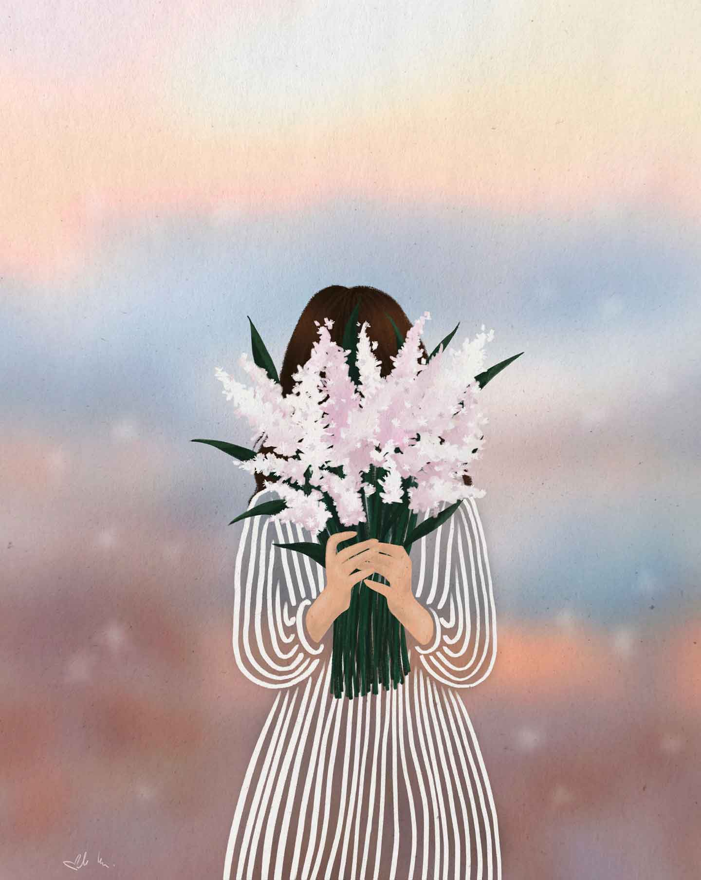 Winter Florals Af Malene Vindt