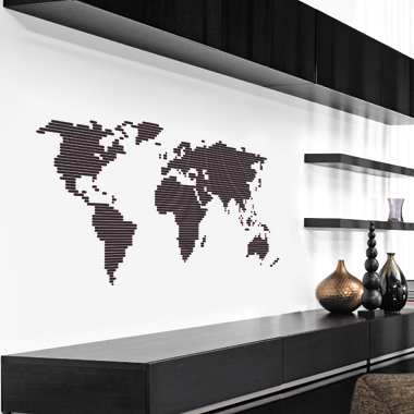 World Of Lines Wallsticker Af Alan Smithee  120x60 Cm
