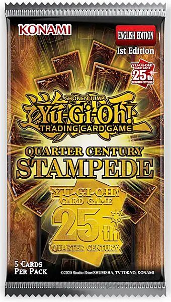 Yu-gi-oh  Booster Pakke Quarter Century Stampede Booster Pack