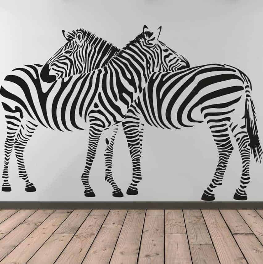 Zebra Love Wallsticker