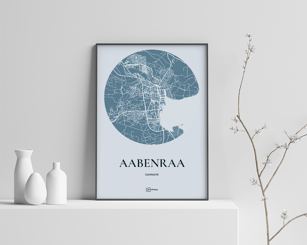 Aabenraa Plakaten Havblå