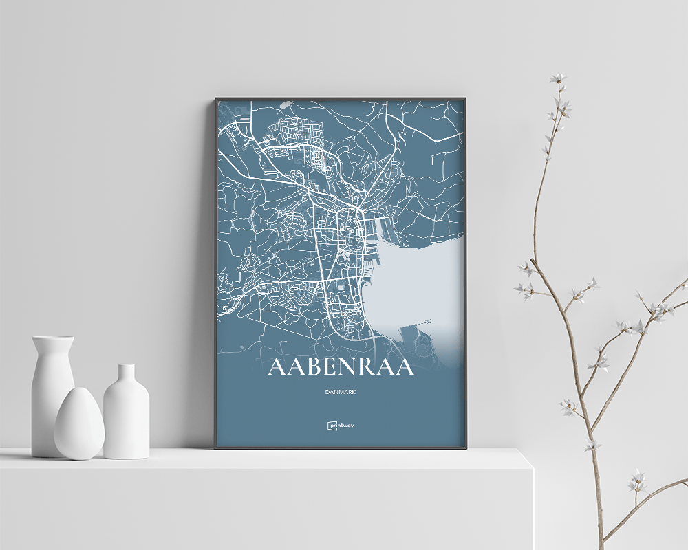 Aabenraa Plakaten Havblå