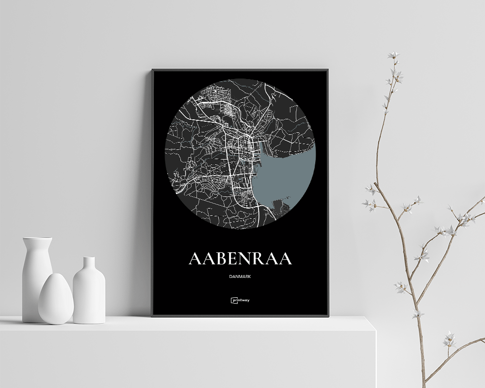 Aabenraa Plakaten Sort