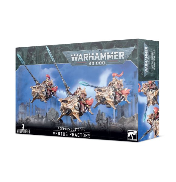 Adeptus Custodes Vertus Praetors   Shield-captain On Dawneagle Jetbike 99120108078