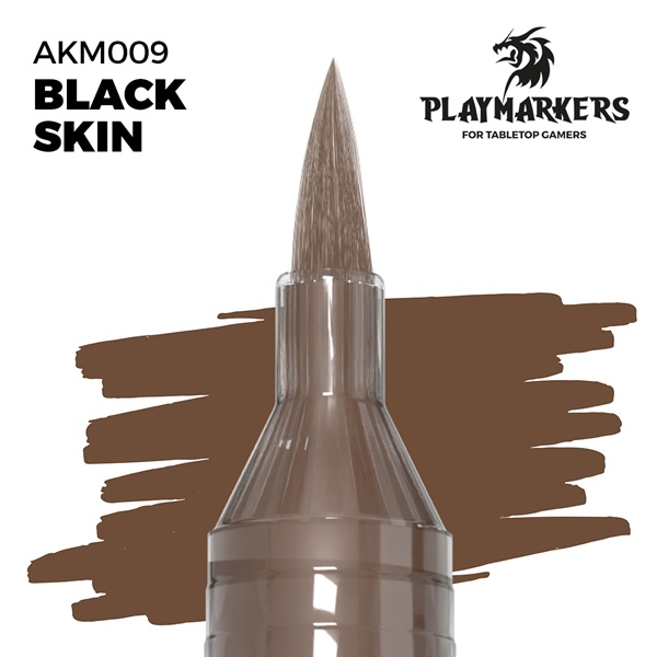 Ak Interactive Playmarkers: Black Skin  Paint Marker Malingstusch