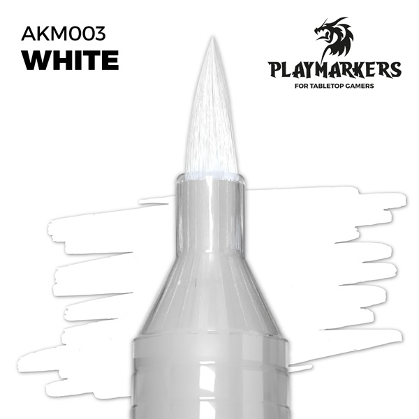 Ak Interactive Playmarkers: White  Paint Marker Malingstusch