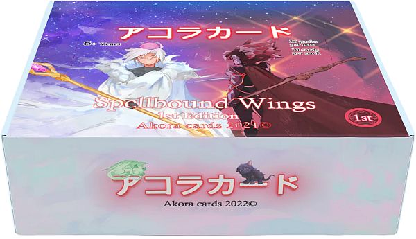 Akora Tcg: Spellbound Wings  1st Edition  Booster Box  Display  36 Packs