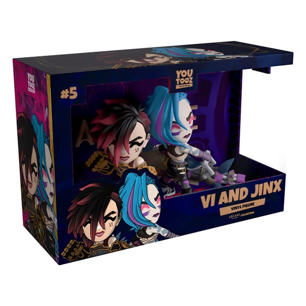 Arcane League Of Legends: Vi And Jinx  -pack Youtooz Vinyl Figure 11cm