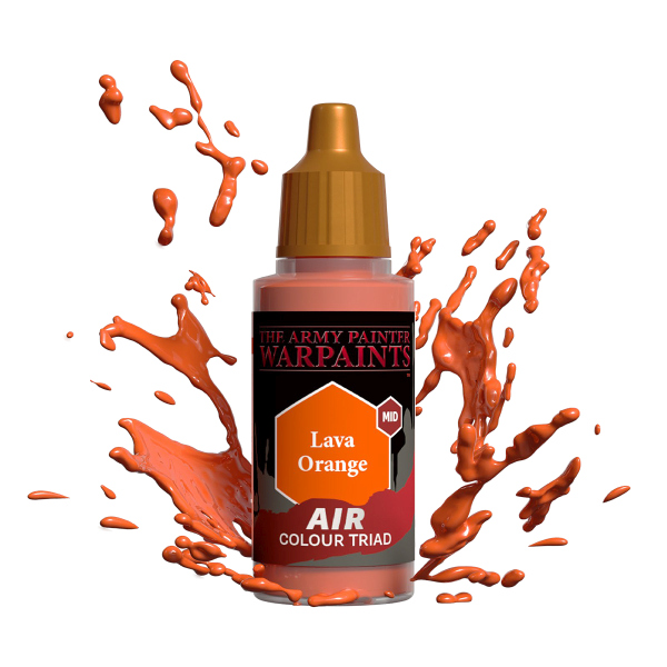 Army Painter Warpaints: Air Acrylics Lava Orange Aw1106