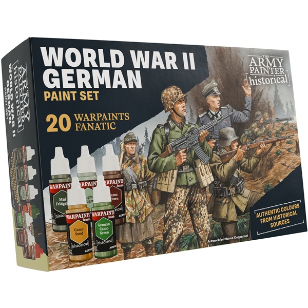 Army Painter Warpaints Historical  Warpaints Fanatic : World War Ii German Paint Set Wp8083