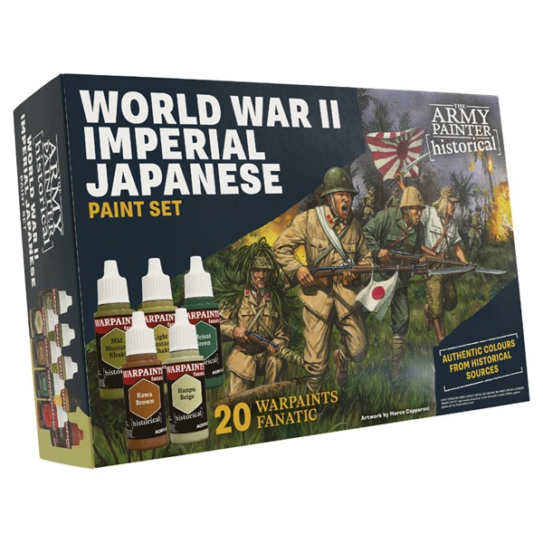 Army Painter Warpaints Historical  Warpaints Fanatic : Wwii Imperial Japanese Paint Set Wp8125p