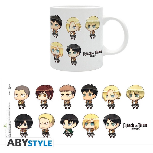Attack On Titan All Chibis Mug 320ml