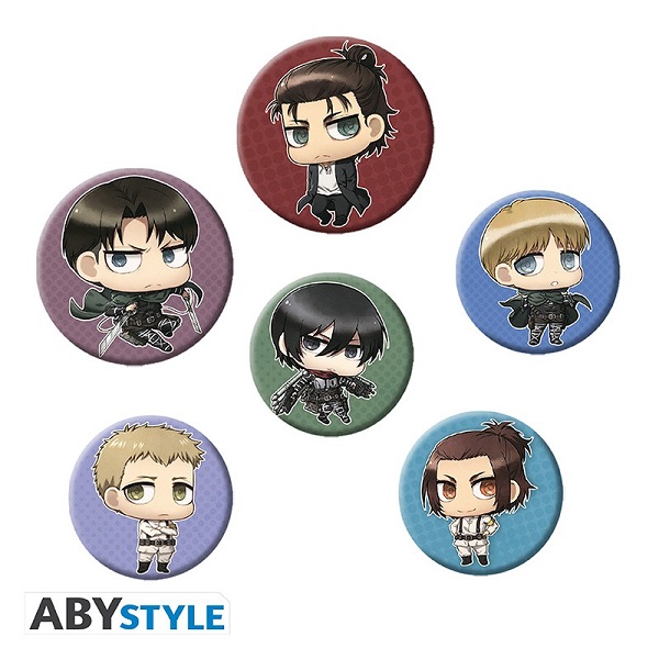 Attack On Titan Badge  -pack