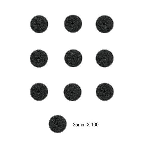 Baser Citadel 25mm Round Bases  X100  99229999141 Do