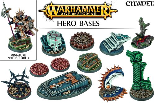 Baser Citadel Warhammer: Age Of Sigmar Hero Bases 99120299039