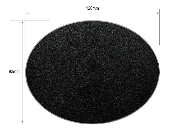 Baser Citadel 120x92mm Oval Base 99229999082 Do