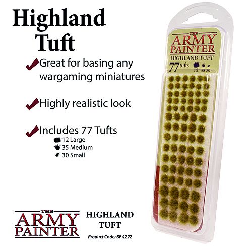Basing Army Painter Battlefields: Highland Tuft Bf4222