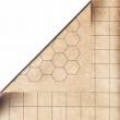 Battle Mat Megamat Reversible     Quot  Squares        Quot  Hexes  34 194 189 Quot    48 Quot    88   122cm  Chx-97257
