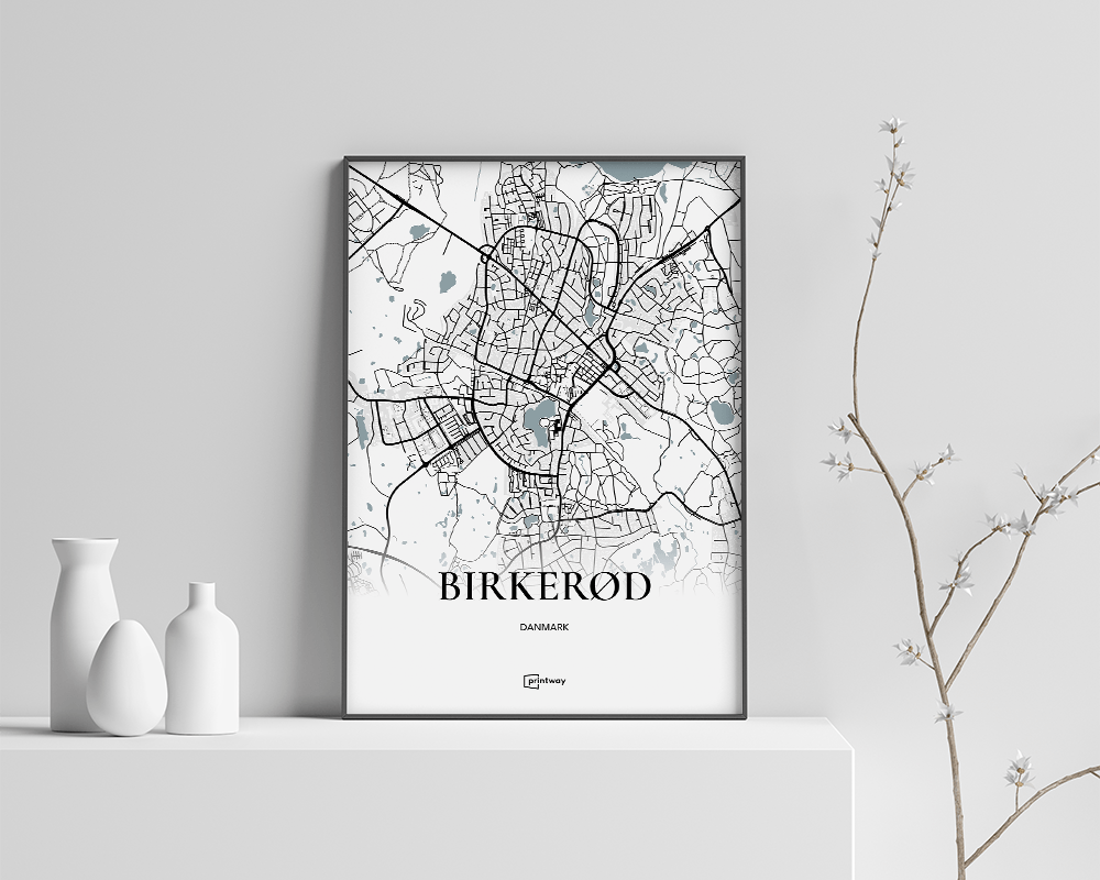 Birkerød Plakaten Hvid