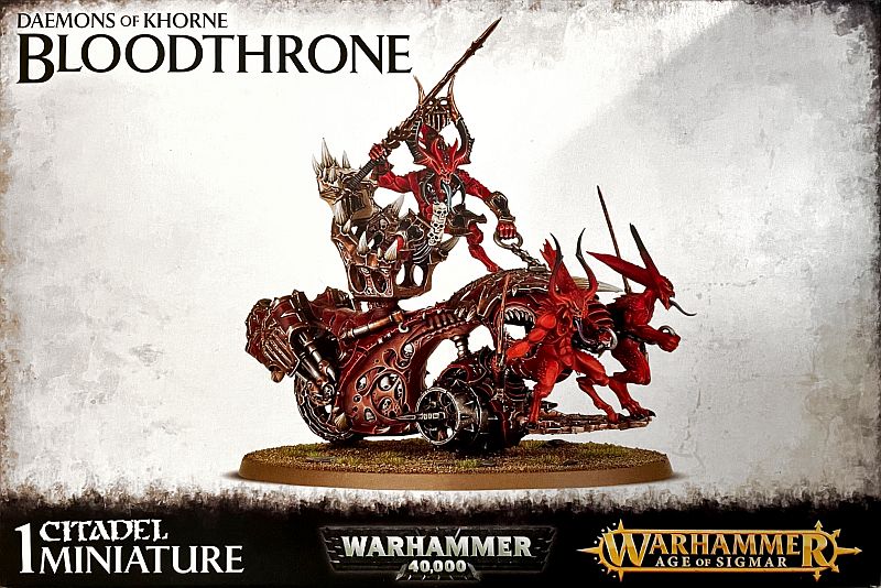 Blades Of Khorne Rendmaster  Herald Of Khorne On Blood Throne   Skull Cannon 99129915025 Do