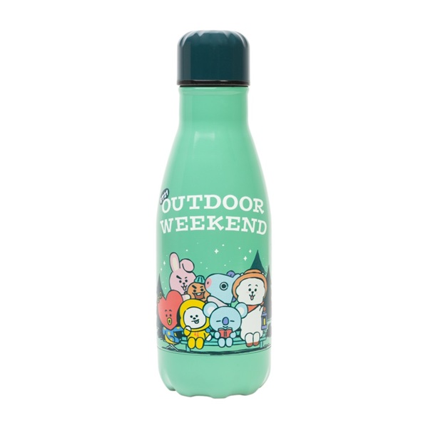 Bt21 Outdoor Weekend Hot   Cold Metal Bottle 260ml