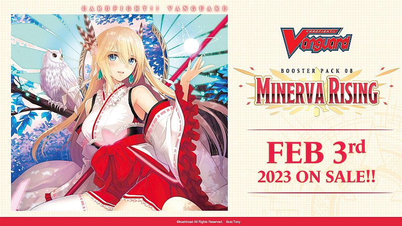Cardfight  Vanguard Ccg   Will Dress Set 08: Minerva Rising Booster Box  Display  16 Pakker Engelsk