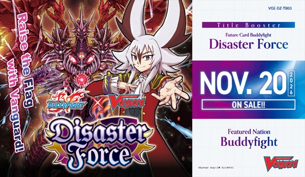 Cardfight  Vanguard Ccg Dz Title Booster Set 03: Future Card Buddyfight Disaster Force Booster Box  Display  12 Pakker Engelsk