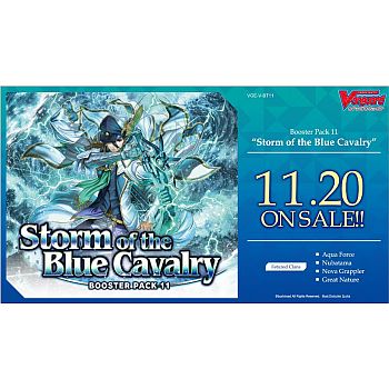 Cardfight  Vanguard Ccg   Set 11: Storm Of The Blue Cavalry Booster Pack Engelsk
