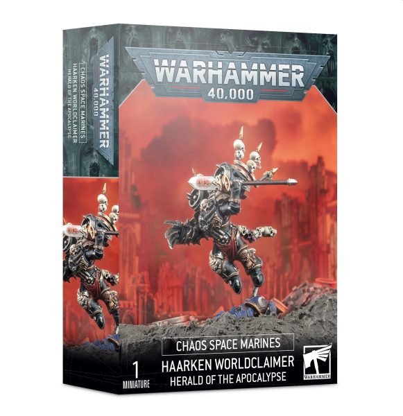 Chaos Space Marines Haarken Worldclaimer  Herald Of The Apocalypse 99120102164 Do