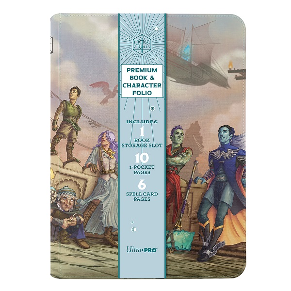 Character Sheet Mappe Critical Role Bells Hells Team Lineup: Printed Leatherette Book   Character Folio Ultra Pro  16097