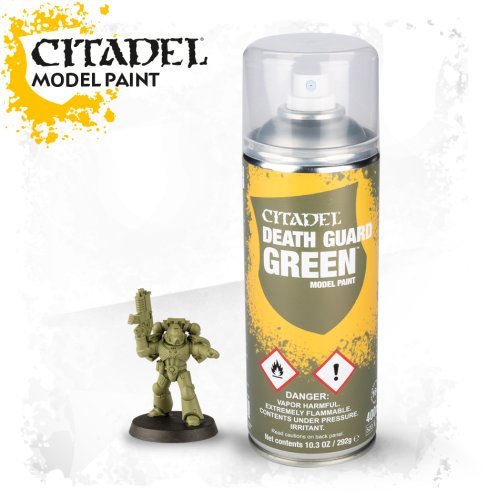 Citadel Primer Spray: Death Guard Green  Citadel Base  8020999908806