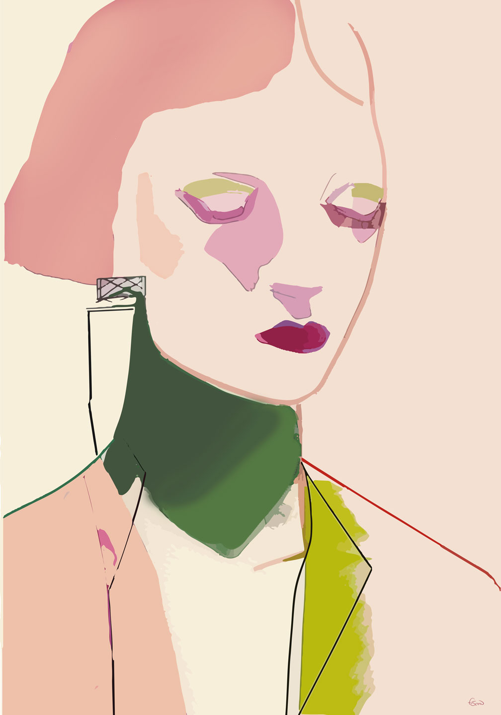 Closing Eyes Af Få Mu Illustrations