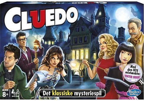 Cluedo: Klassisk Mysteriespil  Dansk   Classic Mystery Game