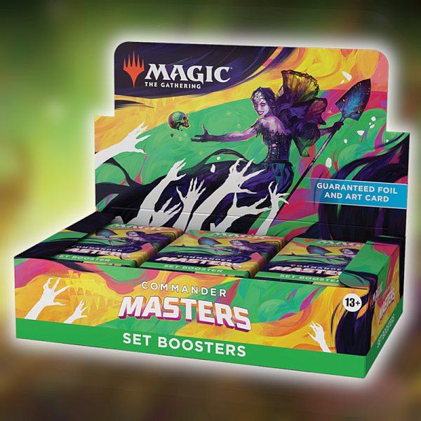 Commander Masters Set Booster Box  Display