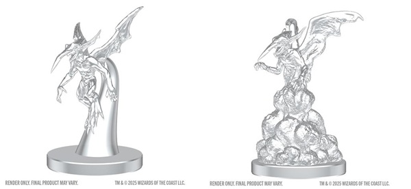 Dungeons   Dragons Nolzur   Marvelous Miniatures: Ice Mephit   Dust Mephit  Wzk90810